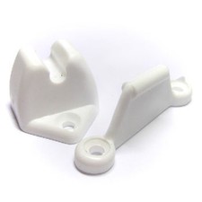 WHITE DOOR RETAINER CATCH