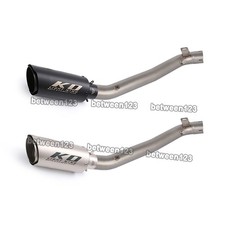 For Suzuki GSXR1000 2009-2011 Exhaust 250mm Short Muffler Mid Link Tip Slip on