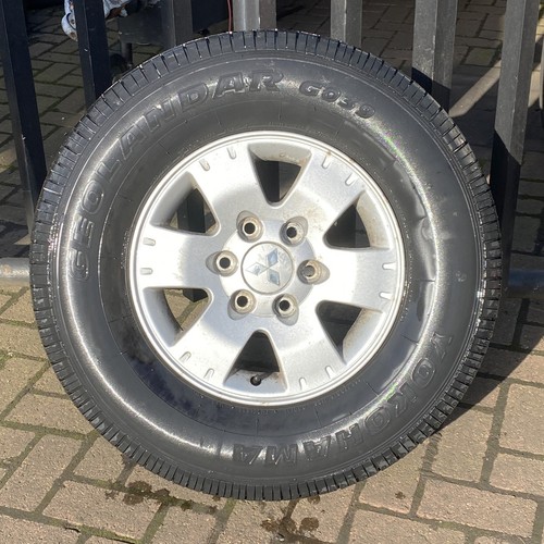 Alloy wheel and tyre see - wheel,