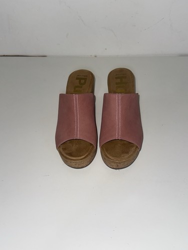Rose suede leather clogs - clogs, with