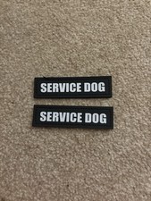 2x Service Dog Patches Service