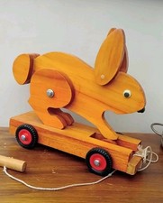 Vintage Wooden Pull Along