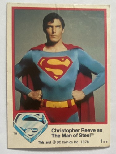 Comics 1978 superman - 1978, card