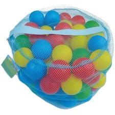 Bestway Multi-Coloured Play Balls 25 Pack 6cm Net Bag Kids Ball Pit Toys
