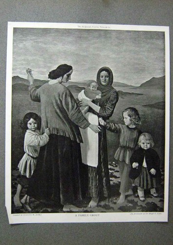 Original old antique - antique, print