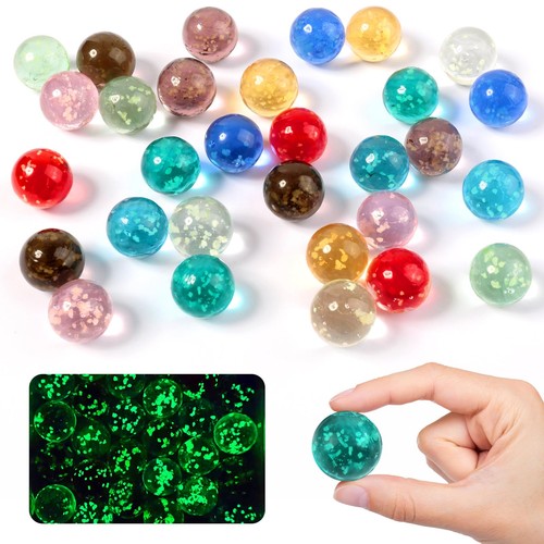 Pcs marbles for kids glow - 30, kids,glow
