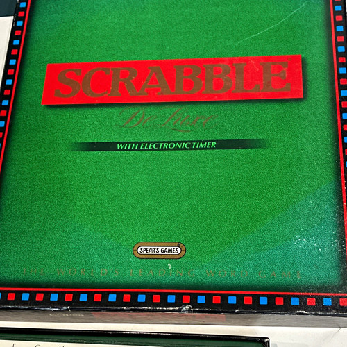 Spear games scrabble luxe - scrabble,