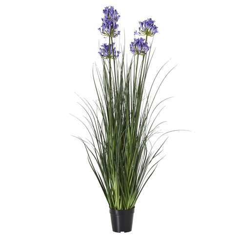 Blue large agapanthus - blue,