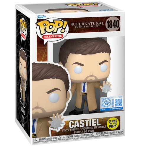 Supernatural castiel glow - supernatural,