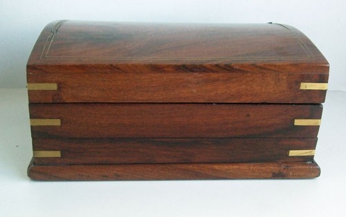 Vintage rosewood jewellery box - vintage,