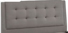 Luxury Linen Cosmos Grey Floor standing Headboard 41 inches high
