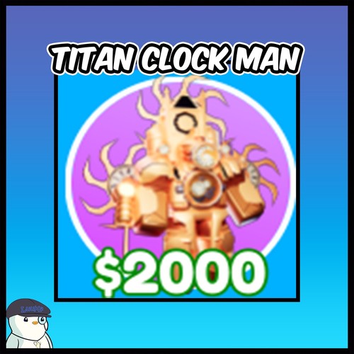 Ttd titan clock man - ttd,