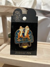 ✨ Rare Disney Zodiac Pin – Chip ’n’ Dale Gemini (LE, 2002) ♊️