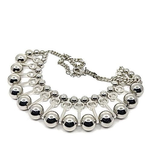 Silver ball bib - ball, m&s