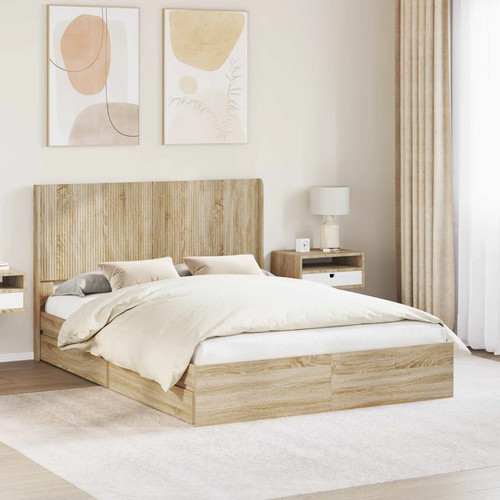 Bed frame sonoma - bed, king