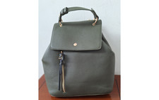 Mini Backpack Pebbled Faux