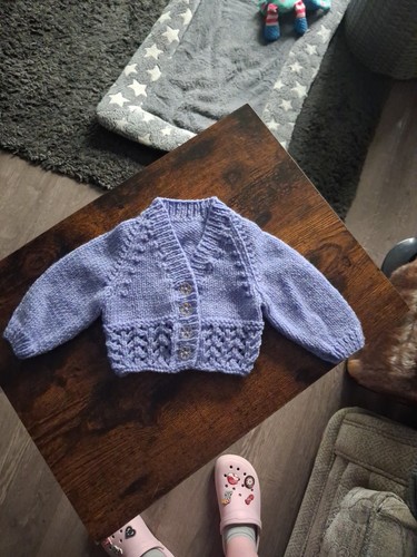 Hand knitted baby cardigan - knitted,