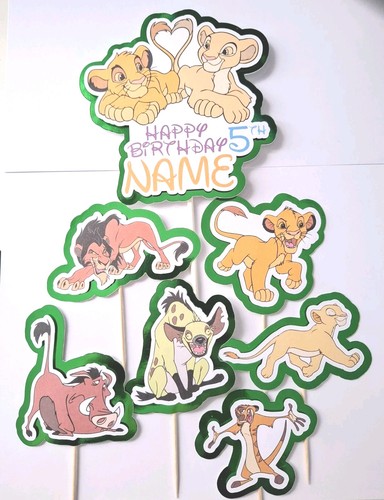 Lion king cake - set,, all