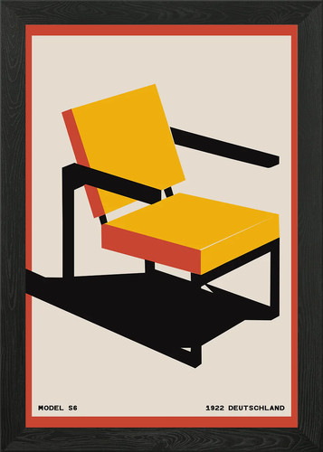 Bauhaus chair poster - bauhaus,