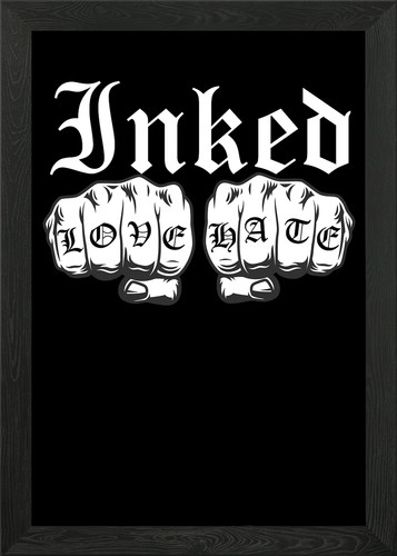 Tattoo machine framed - machine,