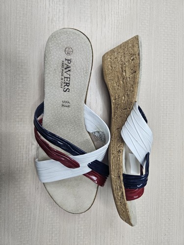 Pavers italy leather wedge - italy,