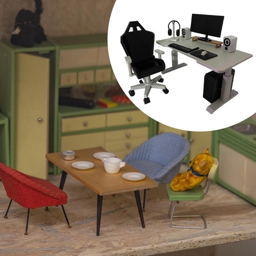 Miniature office furniture - office,