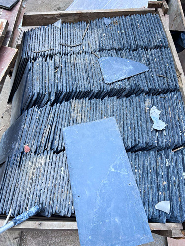 Natural grey slate - grey, tiles
