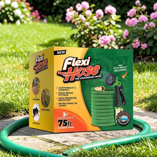 Expandable garden hose 75ft - expandable,