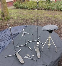 Sonor Teardrop Hardware Lot 60s Vintage Hi Hat Cymbal Snare Stand Tilter Throne