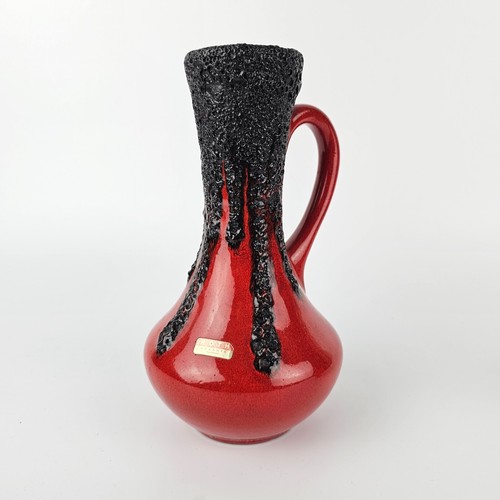 West german fat lava vase - west,