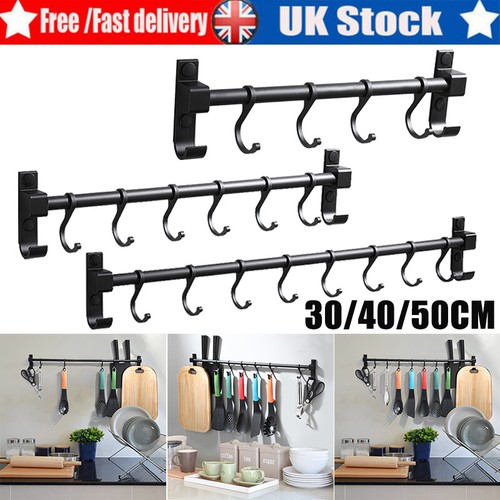 Kitchen rail rack wall - rail, mounted