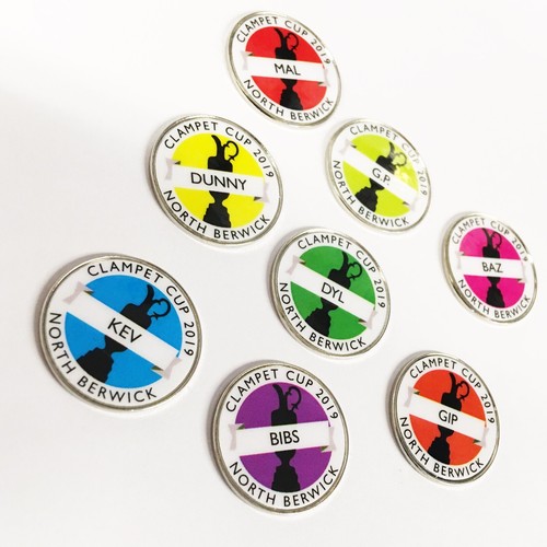 Personalised metal golf ball