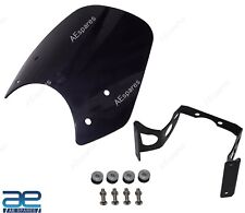 Tinted Flyscreen Windshield Kit For Royal Enfield New Classic Reborn 350 AEs