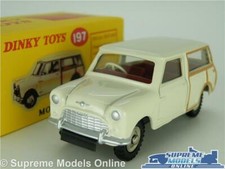 MORRIS MINI TRAVELLER CAR MODEL DINKY 1:43 SIZE 197 ATLAS WOODY CREAM AUSTIN T3