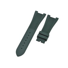24x12.5mm Green Rubber Watch