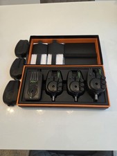 Fox RX Plus Carp Fishing Bite Alarms and Receiver 3-Rod Set