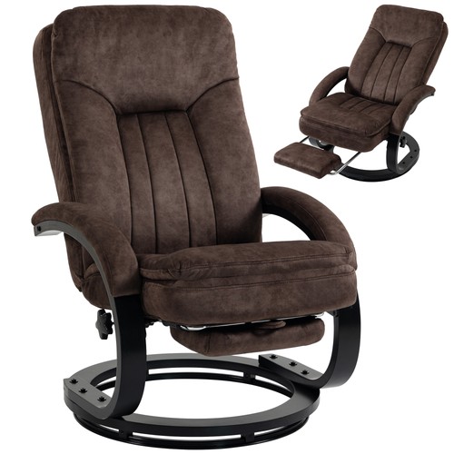Homcom swivel recliner - swivel, chair