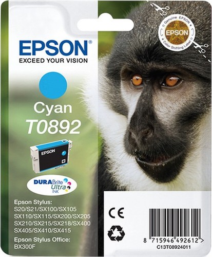 Epson t0892 monkey cyan - t0892, ink
