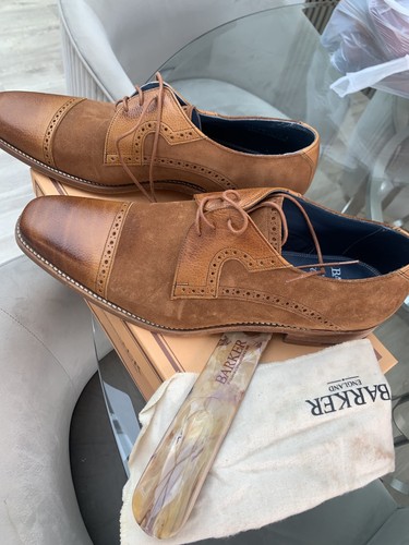 Mens barker cedar grain - cedar, shoes