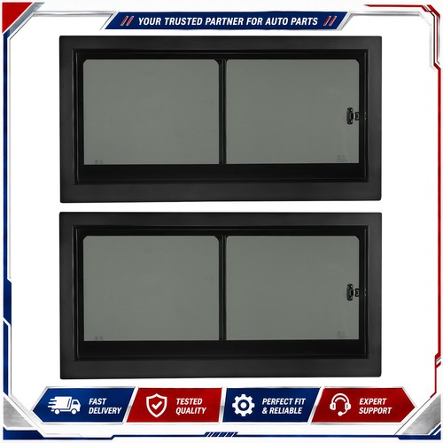 Side sliding glass - window, for