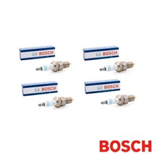 SET OF 4 BOSCH SPARK PLUGS 0