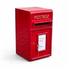Post Box. Finished In A Bright Red, Comes With 2 Keys.