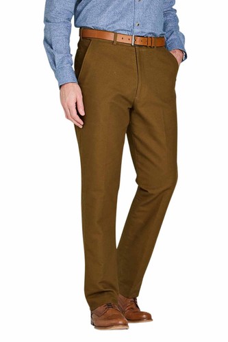 Mens moleskin trousers with - trousers,