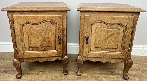 Pair bedside tables - bedside, vintage