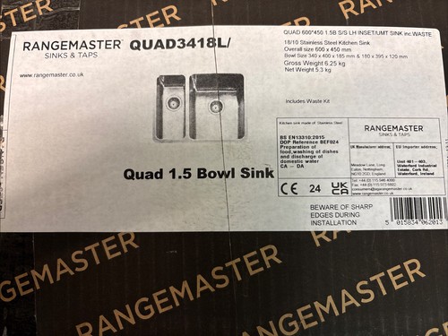 Rangemaster atlantic quad 5 - quad, 1.5