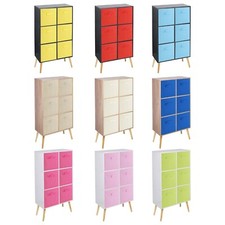 6 Cube Wooden Bookcase