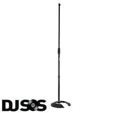 Pulse Mic Stand Stack Round Base Stackable Heavy Duty Black Band Microphone