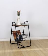 Big Side Table Magazine Rack