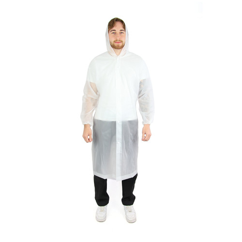 Raincoat with hood - raincoat, transparent