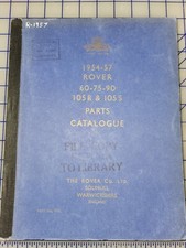 1954 thru 1957 Rover 60 75 90